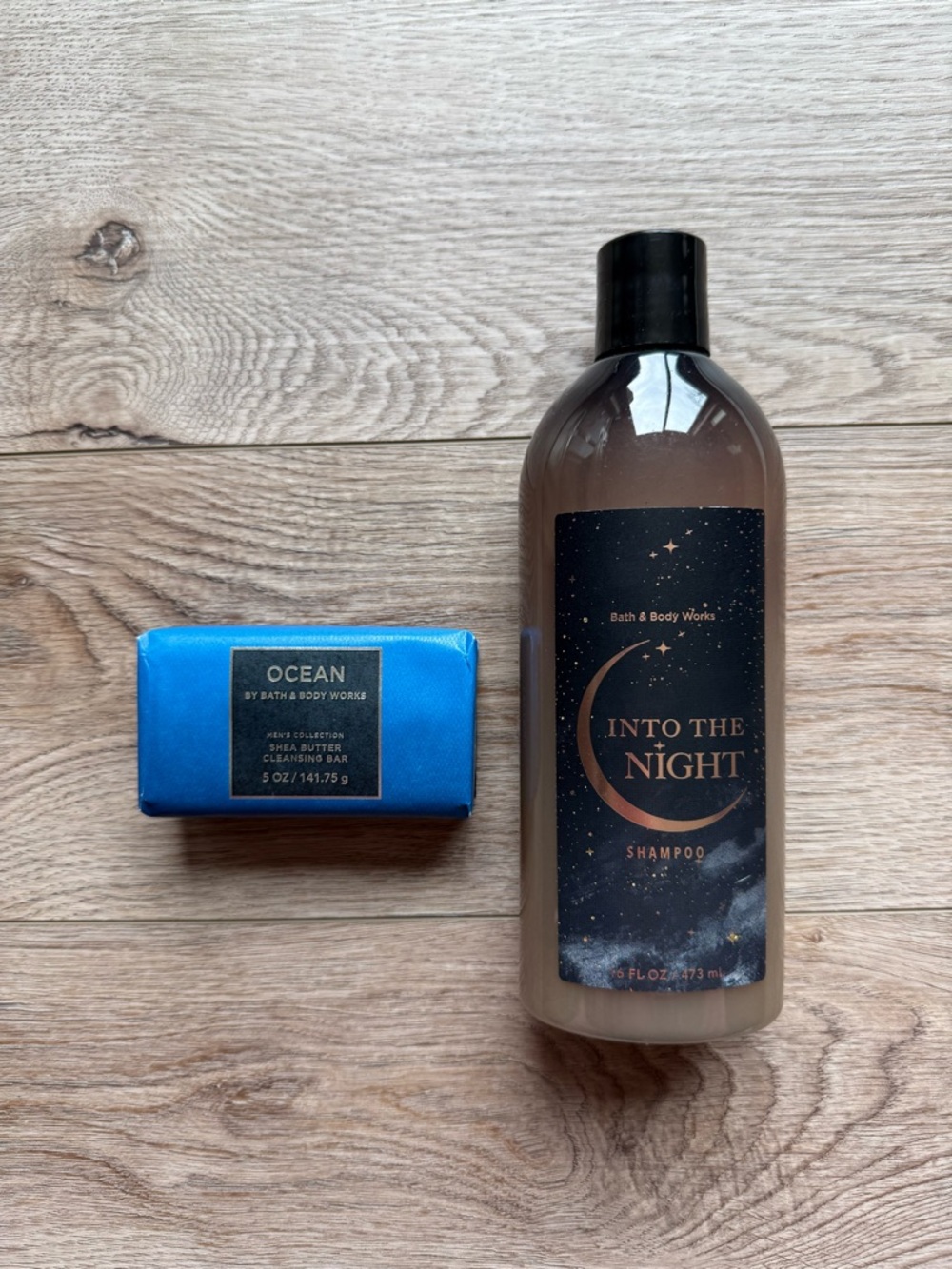 Bath & Body Works Into The Night Shampoo & Ocean Cleansing Bar
